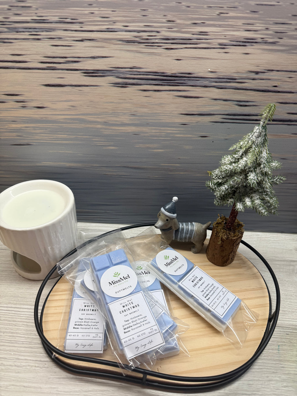 Wachsriegel wachstafel White Christmas